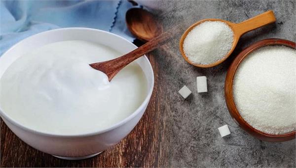 curd sugar  glowing skin  shiny hair