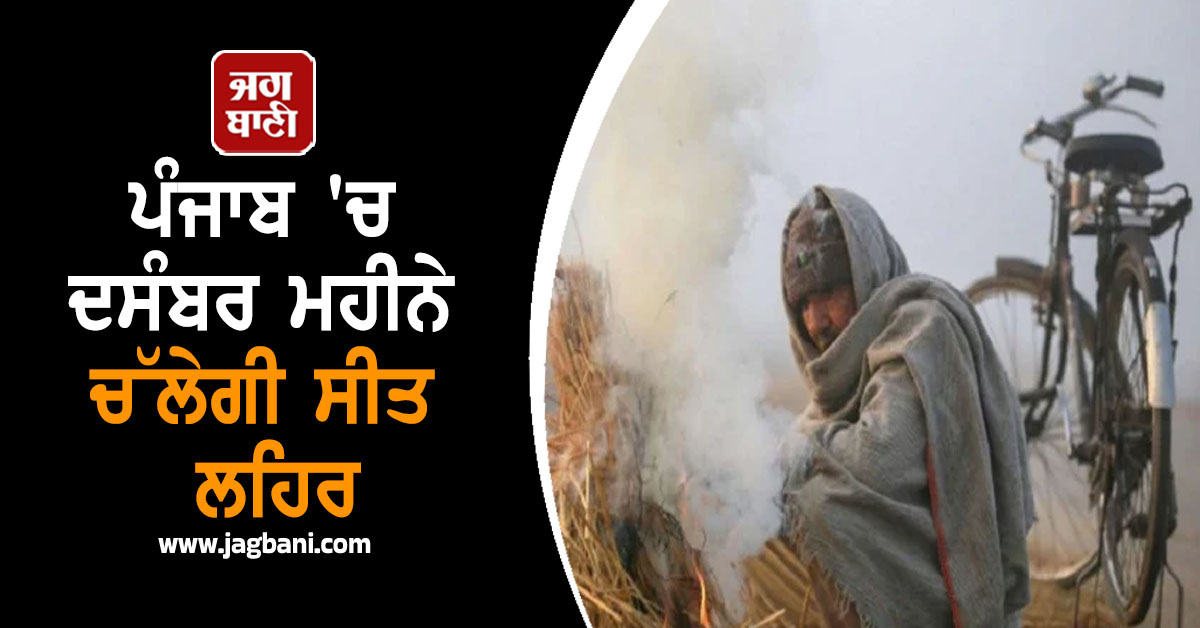 ਪੰਜਾਬ 'ਚ ਦਸੰਬਰ ਮਹੀਨੇ ਚੱਲੇਗੀ ਸੀਤ ਲਹਿਰ! ਸੰਘਣੀ ਧੁੰਦ ਬਾਰੇ ਮੌਸਮ ਵਿਭਾਗ ਨੇ ਕੀਤੀ ਵੱਡੀ ਭਵਿੱਖਬਾਣੀ