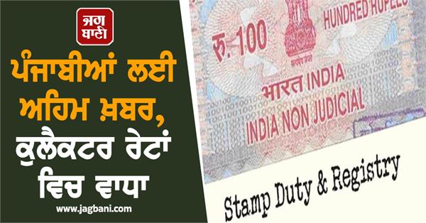 collector rates registry lands