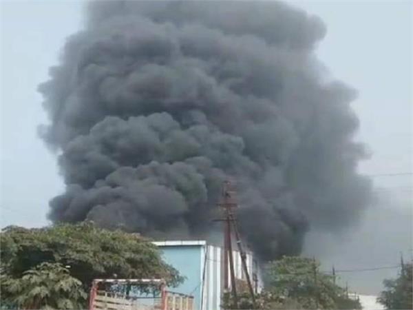 indore  four storey chemical factory  fire