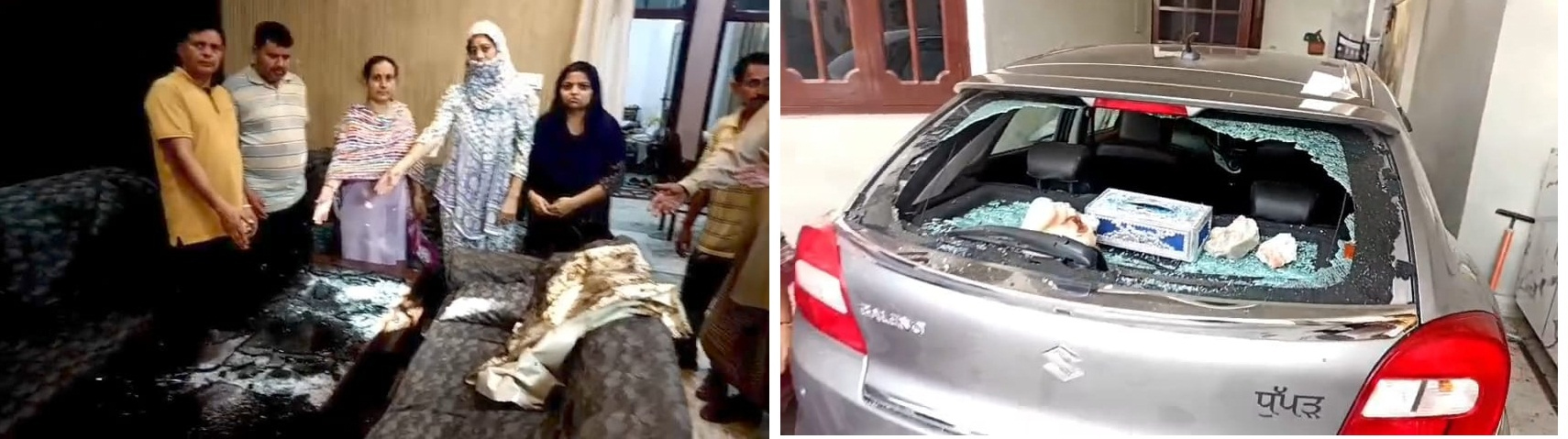 ਫੌਜੀ ਦੇ ਘਰ ’ਤੇ ਤੇਜ਼ਧਾਰ ਹਥਿਆਰਾਂ ਨਾਲ ਹਮਲਾ, ਘਰ ਤੇ ਗੱਡੀ ਦੀ ਕੀਤੀ ਭੰਨਤੋੜ