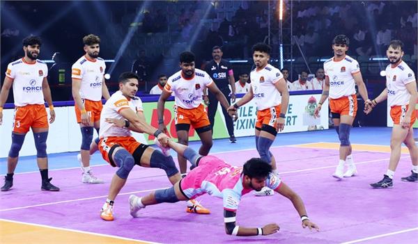 puneri paltan secures top 2 spot with big win over jaipur pink panthers