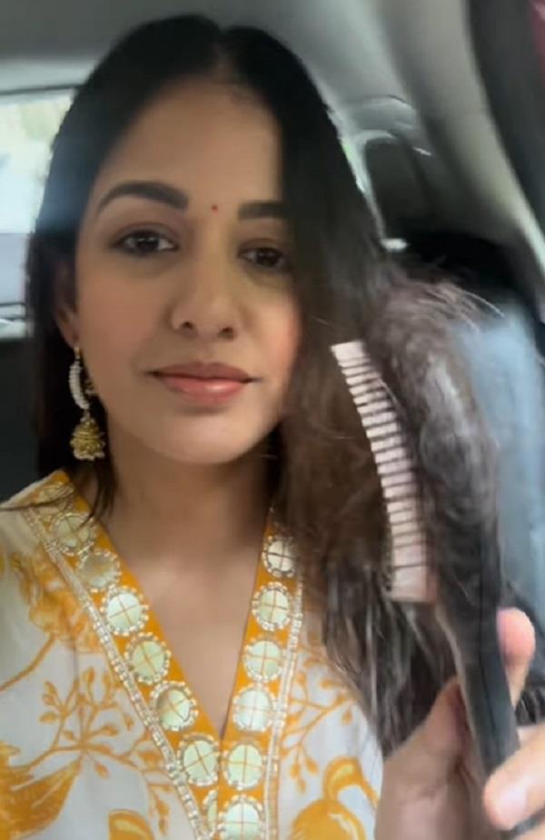 ishita dutta shares her scary encounter with post postpartum hair loss