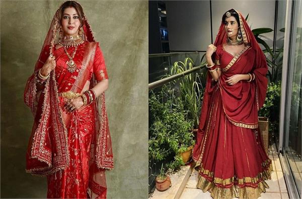 karva chauth  dressing ideas