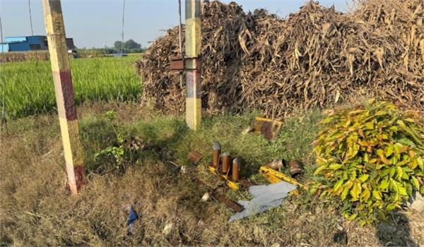 around a dozen transformers stolen from different villages of jadla