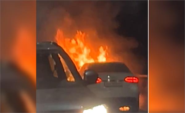 ludhiana luxury car fire