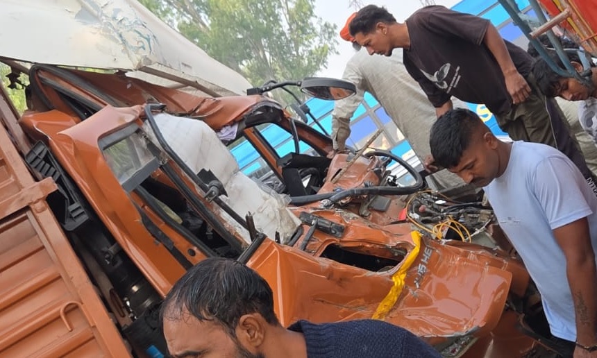 ਲੁਧਿਆਣੇ ਦੇ Toll Plaza ਨੇੜੇ ਇਕ ਤੋਂ ਬਾਅਦ ਇਕ 6 ਗੱਡੀਆਂ ਦੀ ਟੱਕਰ