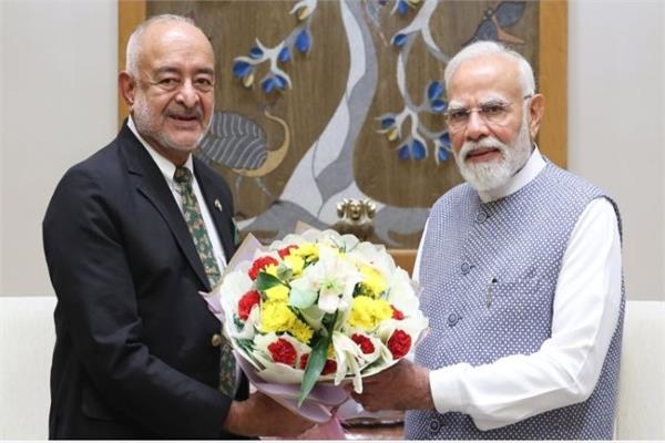 lieutenant governor of andaman islands meets prime minister modi