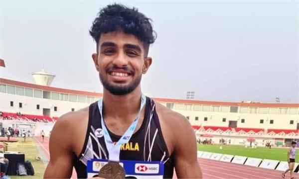 arjun pradeep of kerala wins 400m hurdles gold with a meet record