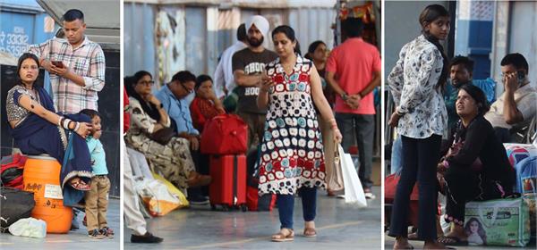 huge crowd station for chhath festival trains packed despite special operation
