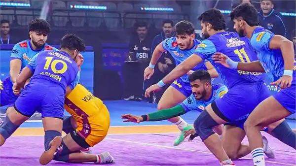 bengal warriors defeated telugu titans in a tiebreaker