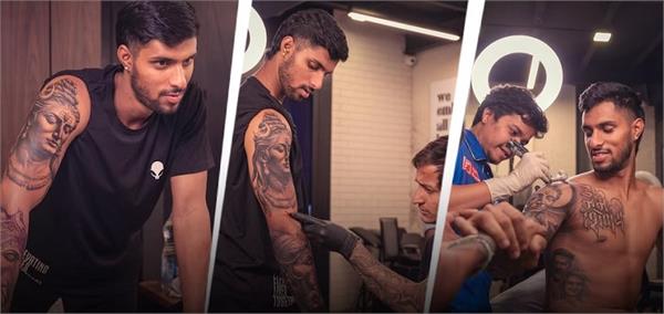 story of tilak verma  s   tattoo  