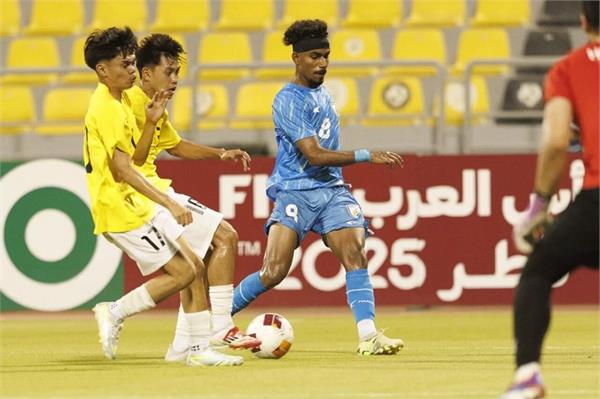 india  s u 23 football team defeated indonesia 2 1