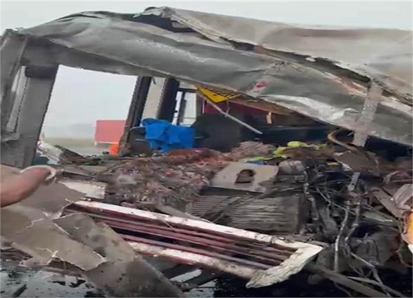 punjab roadways  bus  collision