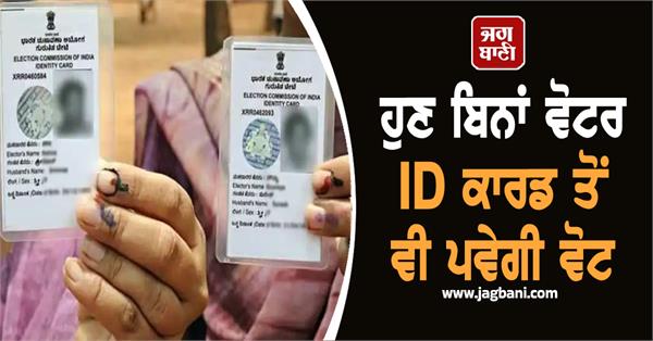 voting without voter id card