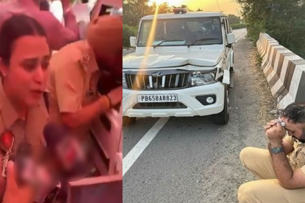 DSP ਮਨਦੀਪ ਕੌਰ ਦੀ ਗੱਡੀ ਦਾ ਖ਼ਤਰਨਾਕ ACCIDENT, ਹਾਈਵੇਅ 'ਤੇ ਭਿਆਨਕ ਹਾਦਸੇ ਦਾ ਸ਼ਿਕਾਰ