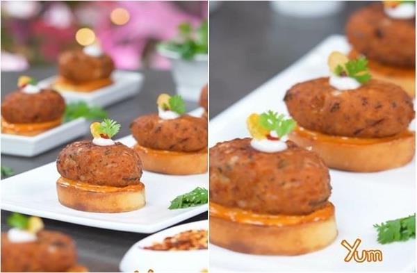 schezwan cheese fritters  recipe