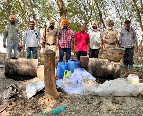 police  raid  land