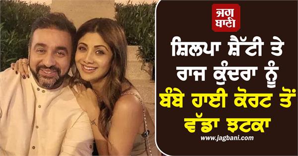 bombay high court denies shilpa shetty raj kundra