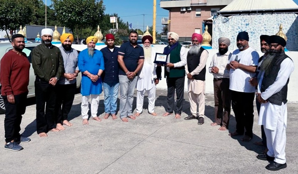 DSP ਸੁਰਿੰਦਰਪਾਲ ਸਿੰਘ ਲਿੱਦੜ ਦਾ ਇਟਲੀ ਪੁੱਜਣ ''ਤੇ ਨਿੱਘਾ ਸਵਾਗਤ ਤੇ ਸਨਮਾਨ