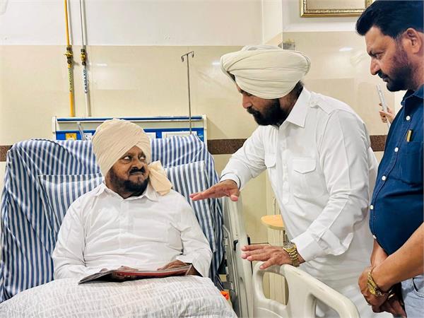 aap mla kulwant sidhu from ludhiana meets muhammad sadiq