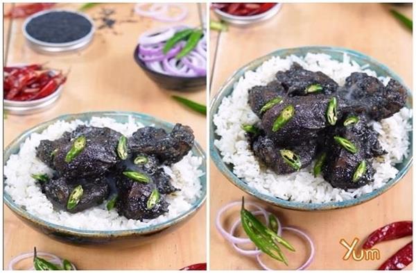 black sesame chicken  recipe