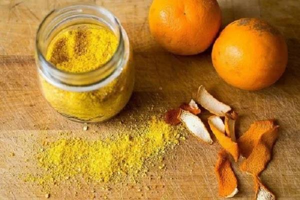 oranges peel face spots