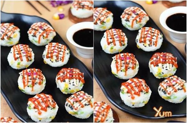 sushi balls  japanese dish  indian dishes  recipe