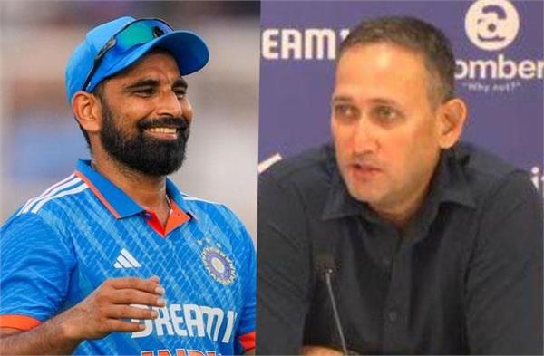 mohammed shami the australian series  agarkar