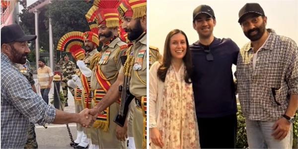 sunny deol reached the border