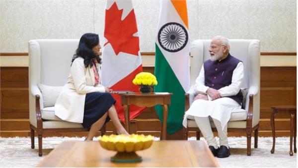 canadian foreign minister anita meets pm modi