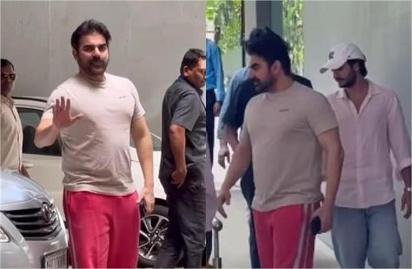 arbaaz khan spotted first time since father second time