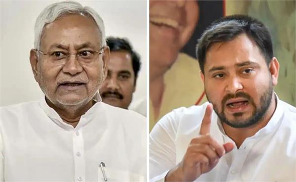 tejashwi calls nitish government   fake  