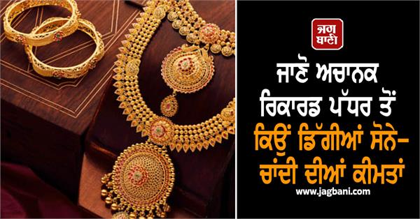 know why gold and silver prices fell