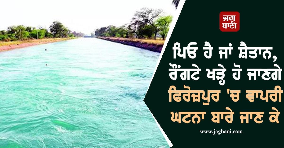 ਪਿਓ ਹੈ ਜਾਂ ਸ਼ੈਤਾਨ, ਰੌਂਗਟੇ ਖੜ੍ਹੇ ਹੋ ਜਾਣਗੇ ਫਿਰੋਜ਼ਪੁਰ 'ਚ ਵਾਪਰੀ ਘਟਨਾ ਬਾਰੇ ਜਾਣ ਕੇ