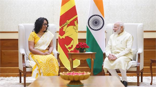 prime minister of sri lanka meets prime minister modi