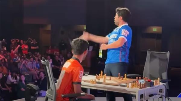 american chess player in controversy  world champion gukesh  video goes viral