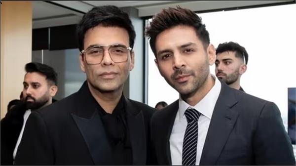 karan johar gives kartik aaryan the tag of  marketing genius 