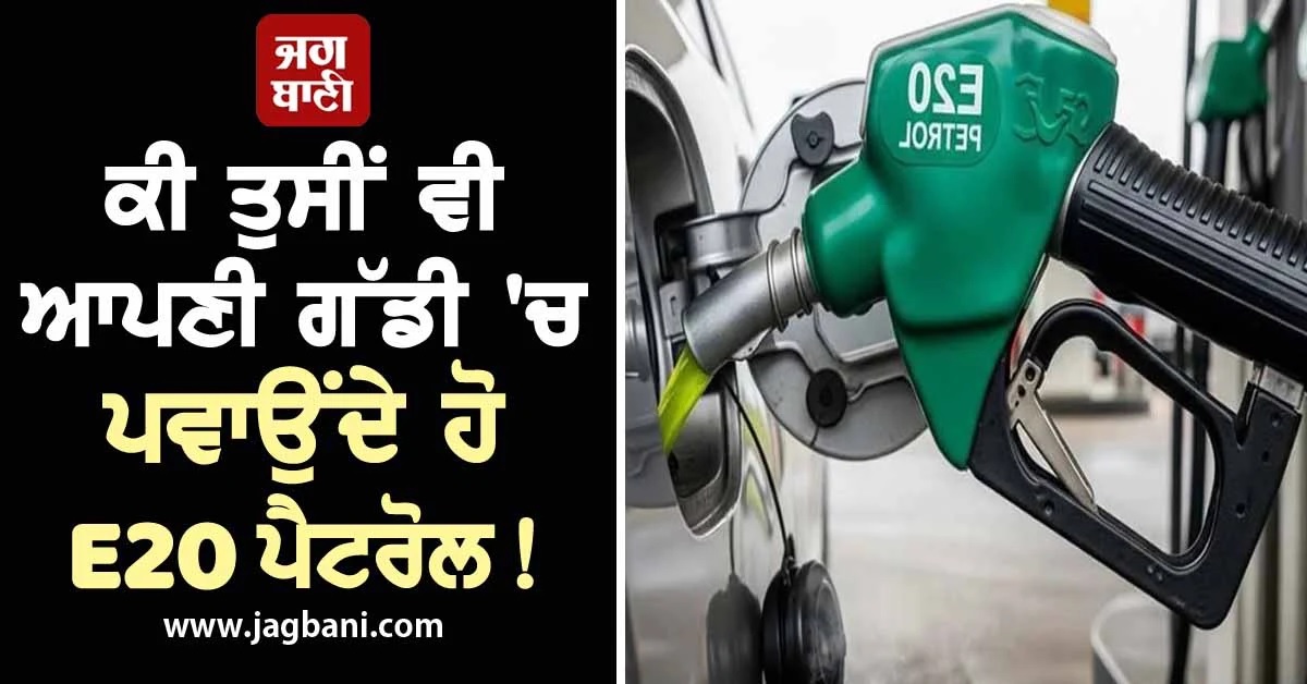 ਕੀ ਤੁਸੀਂ ਵੀ ਆਪਣੀ ਗੱਡੀ ''ਚ ਪਵਾ ਰਹੇ ਹੋ E20 ਪੈਟਰੋਲ! ਹੁਣ ਵਧਣ ਵਾਲੀ ਹੈ ਸਿਰਦਰਦੀ