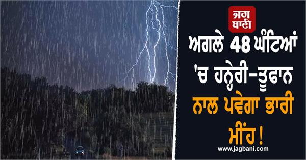 heavy rain and stormy winds in the next 48 hours