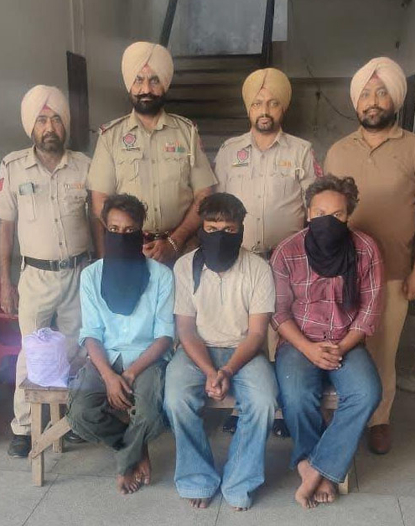 ਕਪੂਰਥਲਾ ਪੁਲਸ ਵੱਲੋਂ ਹੈਰੋਇਨ ਸਮੇਤ ਤਿੰਨ ਮੁਲਜ਼ਮ ਗ੍ਰਿਫ਼ਤਾਰ