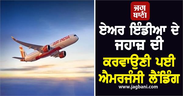 bird hits air india plane emergency landing required