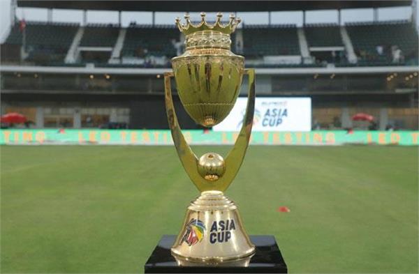 asia cup trophy could arrive in india in a day or two