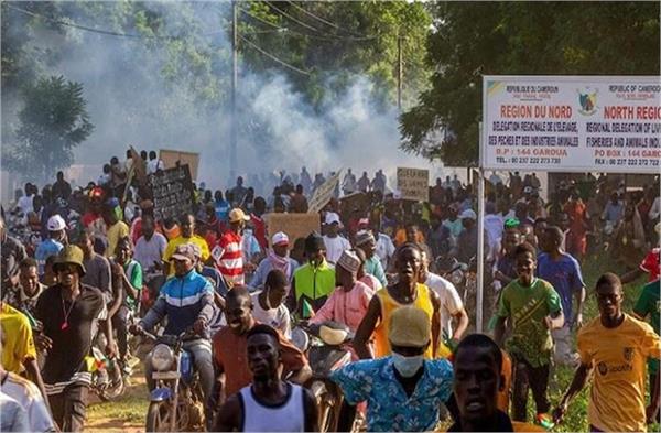 four protesters were killed in cameroon as opposition supporters clashe