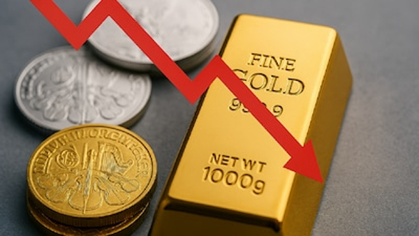 COMEX 'ਤੇ ਸੋਨਾ 6 ਤੇ ਚਾਂਦੀ 8 ਫੀਸਦੀ ਡਿੱਗੀ