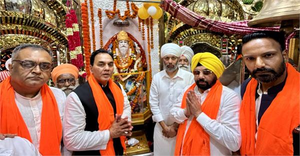 cabinet minister eto and mohinder bhagatvishwakarma temple