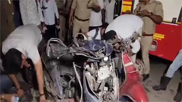 explosion on road many people injured