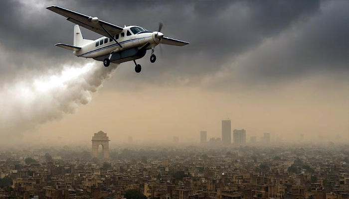 ਦਿੱਲੀ ਦੀ ਹਵਾ ਬੇਹੱਦ ਖਰਾਬ, ਦੂਜੇ ਟ੍ਰਾਇਲ ਦੇ ਬਾਵਜੂਦ ਨਹੀਂ ਪਿਆ ਨਕਲੀ ਮੀਂਹ