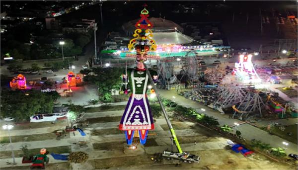 rajasthan burns tallest ravana effigy