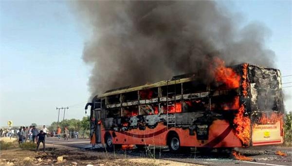 jaisalmer bus fire accident